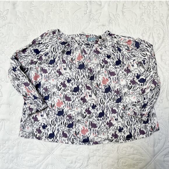 Gap Woodland Animal Blouse Size 12-18m - Picture 2 of 5
